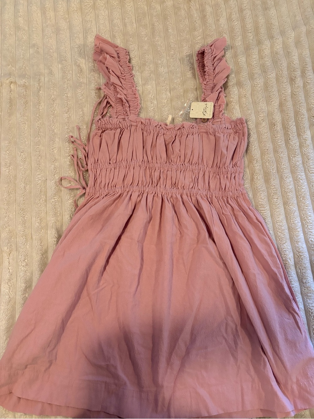 Girls' Dusty Rose Smocked Sundress - Kids Dress